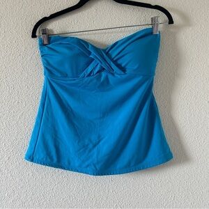 Cole of California Women’s Swim Tube top Separates Medium Turquoise Padded Beach